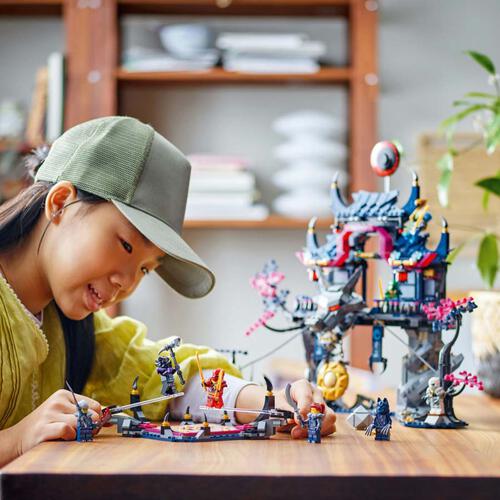 LEGO樂高幻影忍者系列 狼族面具黑影道場 71813