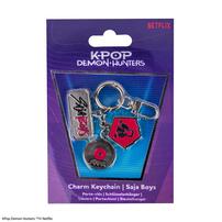 KPop Demon Hunters Saja Boys Charm Keychain