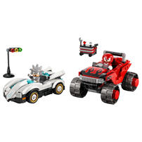 LEGO Sonic the Hedgehog Silver's Car vs. Knuckles' Monster Truck 77118