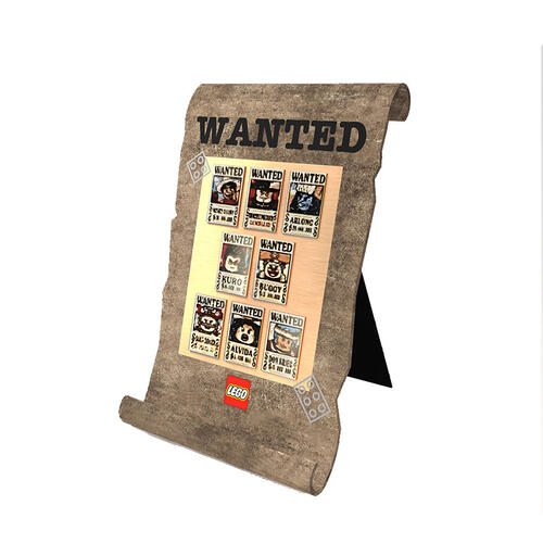LEGO樂高 One Piece Wanted海報磚展示架