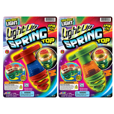 Ja-Ru Light Up Spring Top (1 Pack) - Assorted