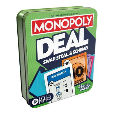 Monopoly Deal Tin Card Game (English)