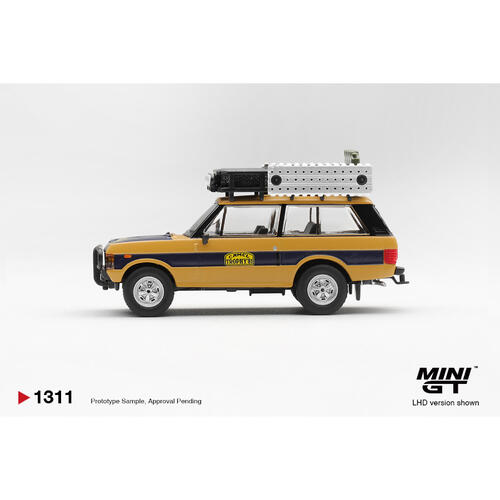 (網店預購) MINI GT Range Rover 1981 Camel Trophy Sumatra N.Sudmann & F.Hofmann / Blister Packaging (預計2026年9月發貨)