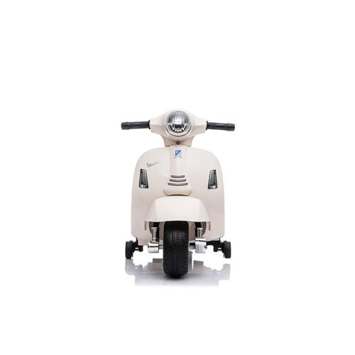 Mini Vespa Gts Scooter Electric Ride On - Cream