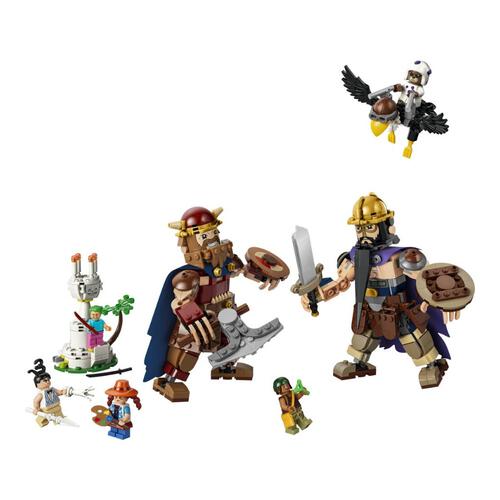 LEGO樂高 ONE PIECE系列 多利 vs. 布洛基－小花園的巨人
