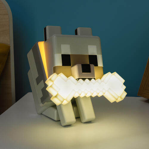 Paladone GloBuddies Minecraft Wolf Light