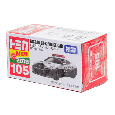 Tomica No.105 Nissan Gt-R Police Car