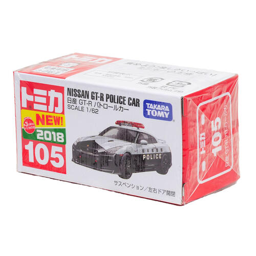 Tomica No.105 Nissan Gt-R Police Car