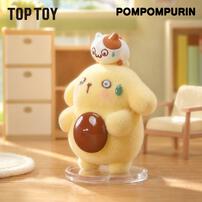 TOP TOY Sanrio三麗鷗 布甸狗 毛絨絨日常系列植絨盲盒 - 盲盒 (單件裝)