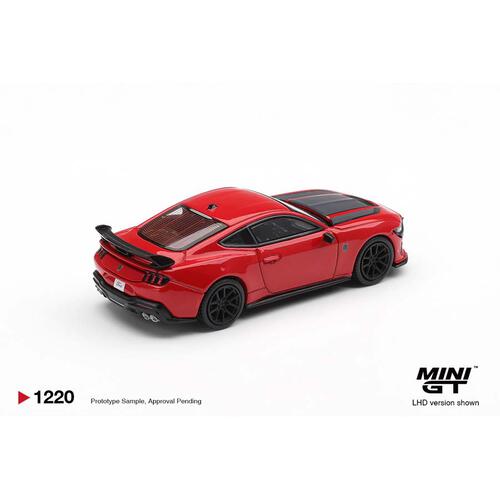 MINI GT Ford Mustang Dark Horse Race Red /Blister Packaging