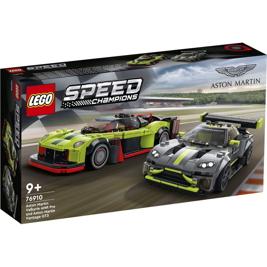 LEGO Speed Champions Aston Martin Valkyrie AMR Pro and Aston