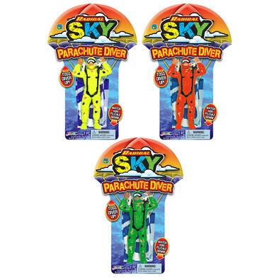 Ja-Ru Radical Sky Parachute Diver Single Pack - Assorted