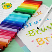 Crayola繪兒樂 20色細頭兒童可水洗水彩筆