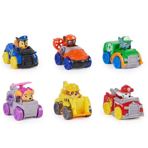 Paw Patrol Core Pup Squad Racer 6 pack 
