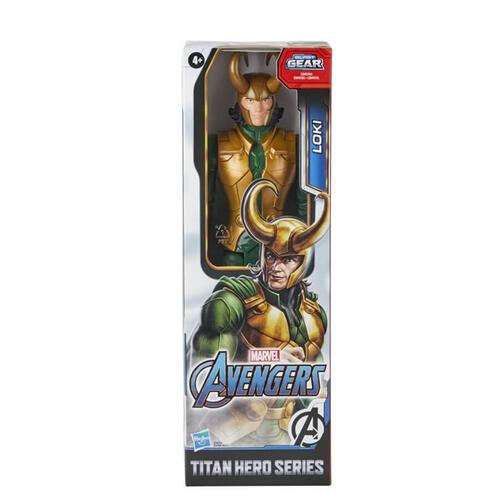 Marvel Avengers漫威復仇者聯盟泰坦英雄系列 12"超級英雄動作玩偶，附泰坦英雄力量 Fx 連接孔 - 隨機發貨