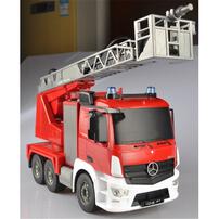 Playable 1:20 Mercedes Benz Antos Fire Engine (Multi Function With Water Spraying)