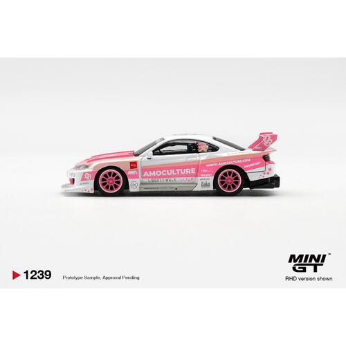 (Pre-order) MINI GT Nissan Silvia (S15) Lb-Super Silhouette Amoculture/ Blister Packaging (Expected September 2026)