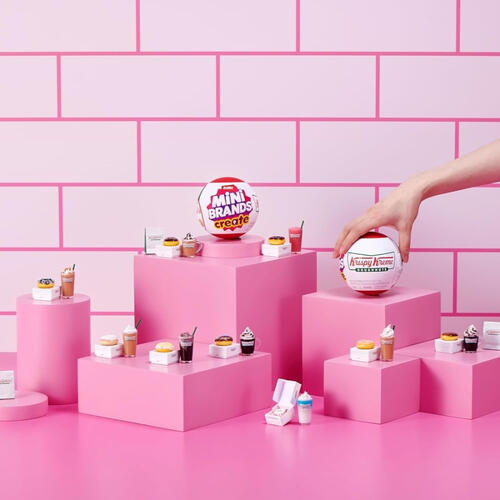 Mini Brands迷你品牌 Krispy Kreme冬甩及特飲盲盒 - 隨機發貨