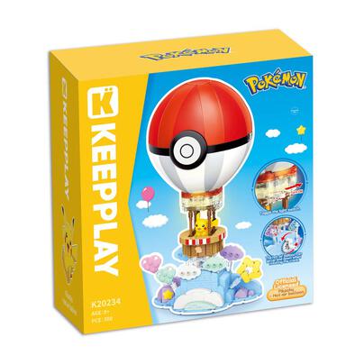 Qman Keeppley Pokemon 皮卡丘的熱氣球造型積木