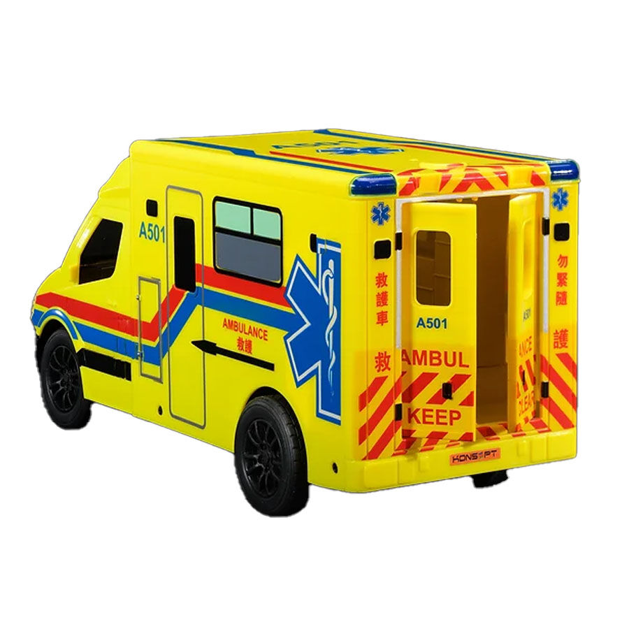 Yellow ambulance store toy