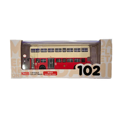 KMB九巴 1:120模型 丹拿珍寶Metal Sections巴士十米 (路線102)