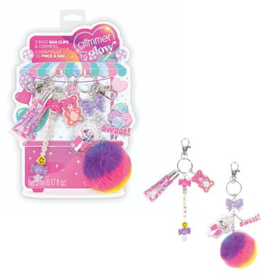 Glimmer & Glow 兩件裝袋夾同化妝品