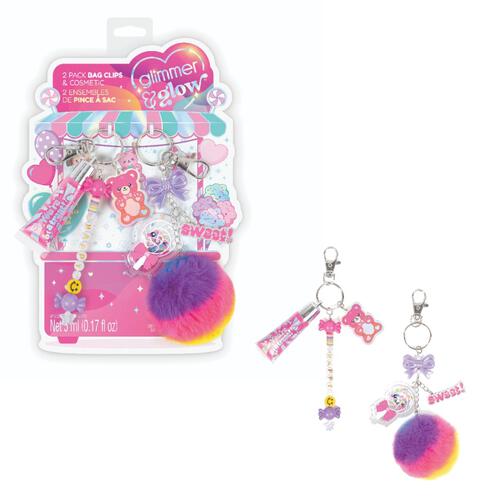 Glimmer & Glow 兩件裝袋夾同化妝品