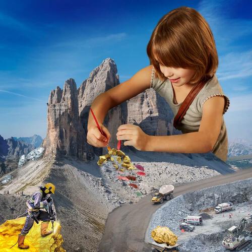 Discovery Mindblown思考探索 兒童科學挖掘迷你寶石套件
