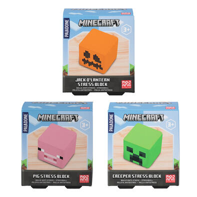 Paladone Minecraft Stress Block (1pcs) - Assorted
