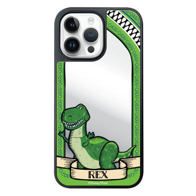 i-Smart Linocut-Style Mirror Phone Case - Disney Rex With MagSafe (iPhone 16)