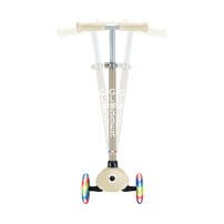 Globber高樂寶 Expert發光三輪滑板車 - 沙棕色