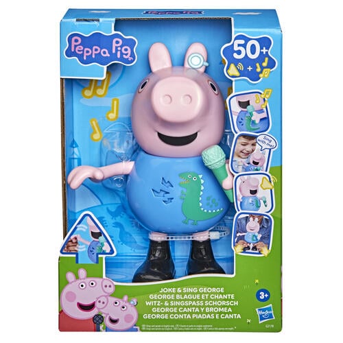 Peppa Pig粉紅豬小妹 講笑話和唱歌George模型