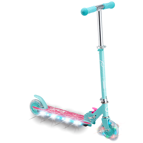 Evo 兩輪發光滑板車 - 粉紅色
