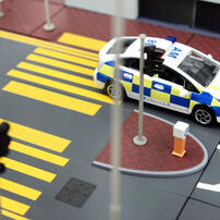Tiny City Bd2 Police Station Street Diorama
