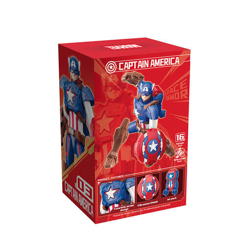 Qman Keepplay Marvel 美國隊長造型積木