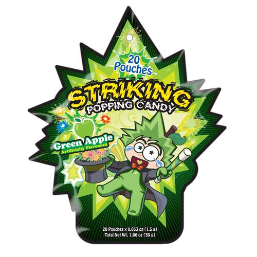 Striking索勁 爆炸糖 - 青蘋果 / 士多啤梨味 - 隨機發貨