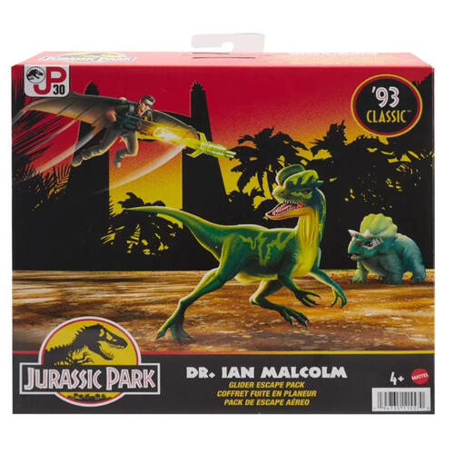 Jurassic World侏羅紀世界 侏羅紀公園 Dr. Ian Malcolm 滑翔機逃生包