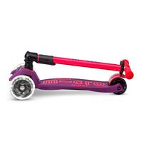 Micro Mobility Maxi Deluxe Foldable Neon Led Ultra Pink