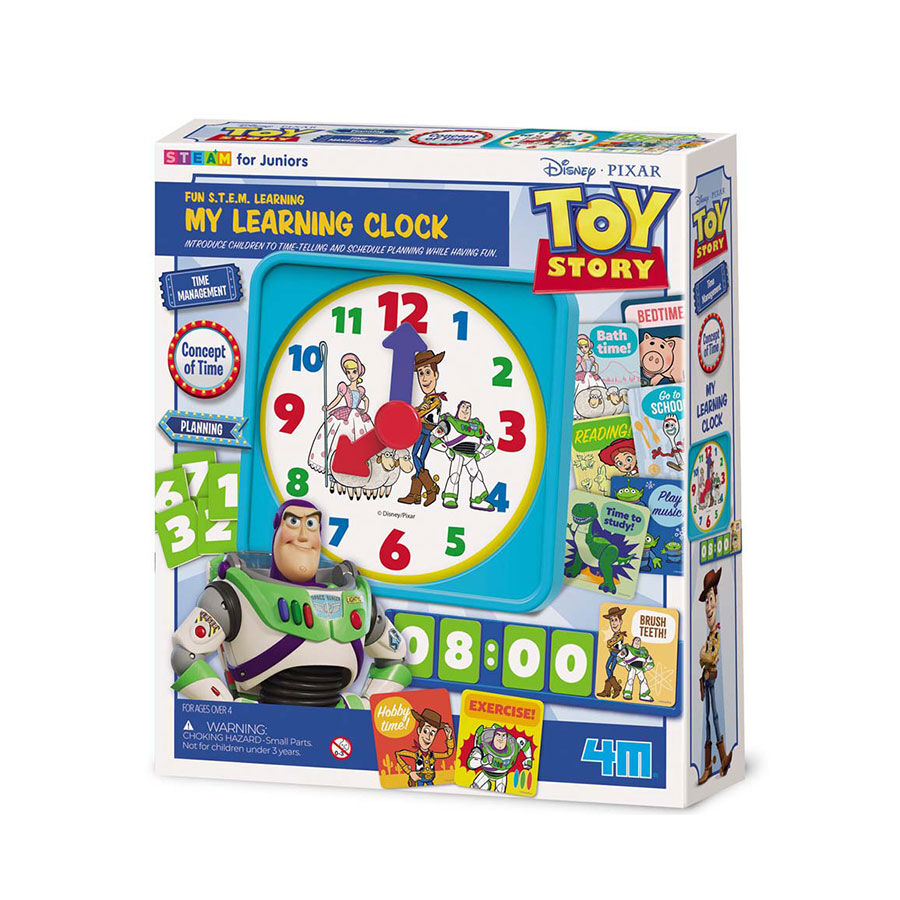 4M Disney Pixar Toy Story My Learning Clock Toys R Us Hong Kong Official Website