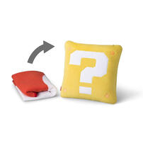 Nintendo Super Mario Home & Party Cushion & Mini Blanket (Blocks)