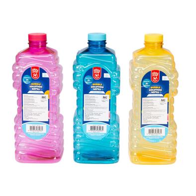 playpop Bubble Solution Refill 3600ml (Single Bottle) - Assorted