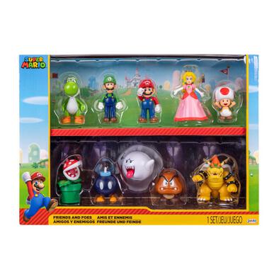 Super Mario 2.5 Inch Mario Friends And Foes 10 Packs
