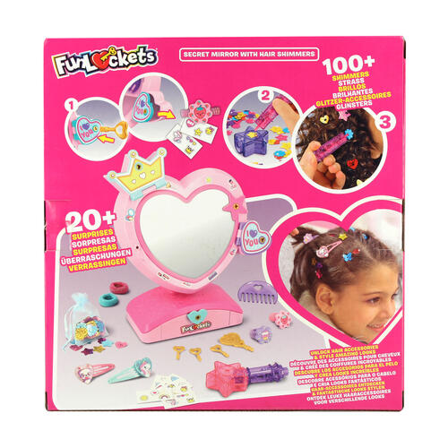  FunLockets Secret Mirror with Shimmer Stars