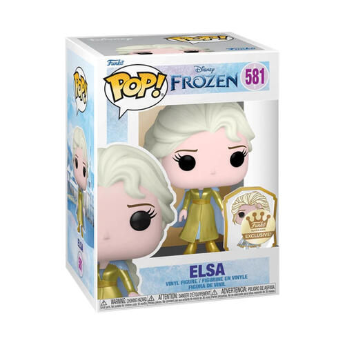 Funko Pop! Disney: Ultimate Princess-Elsa (Golden With Pin)