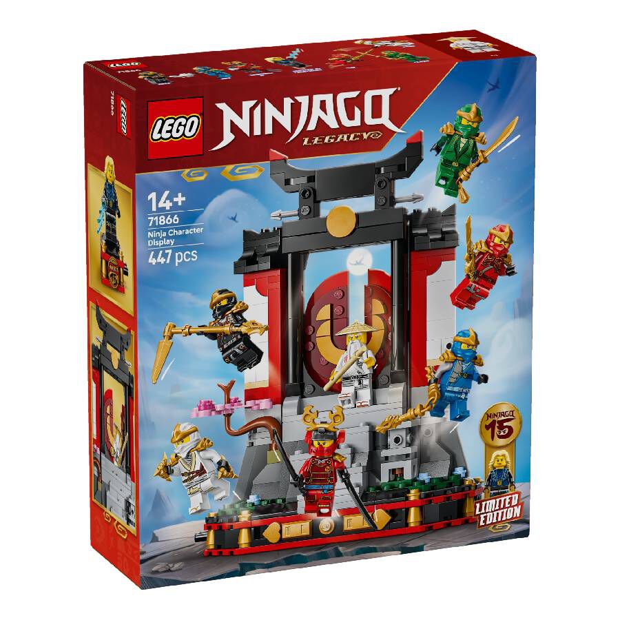 LEGO樂高幻影忍者系列忍者角色擺飾15 週年紀念版71866 | 香港玩具“反