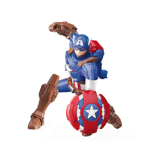 Qman Keepplay Marvel 美國隊長造型積木