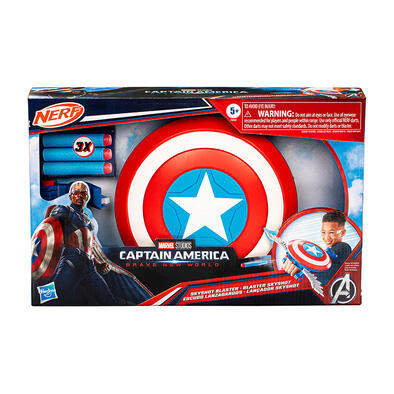 Marvel Studios Captain America Brave New World NERF Skyshot Blaster