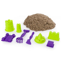 Kinetic Sand 動力沙 沙堡套裝 附3磅啡色沙+配件