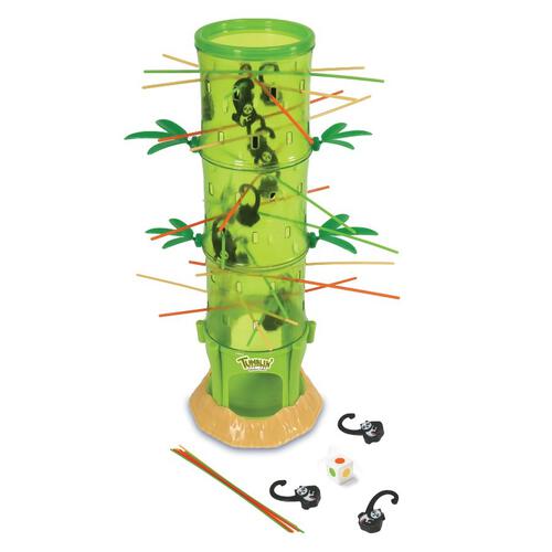 playpop Tumblin Pandas & Monkey Flip Family Game playset