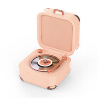playpop Retro Vinyl Speaker - Pink